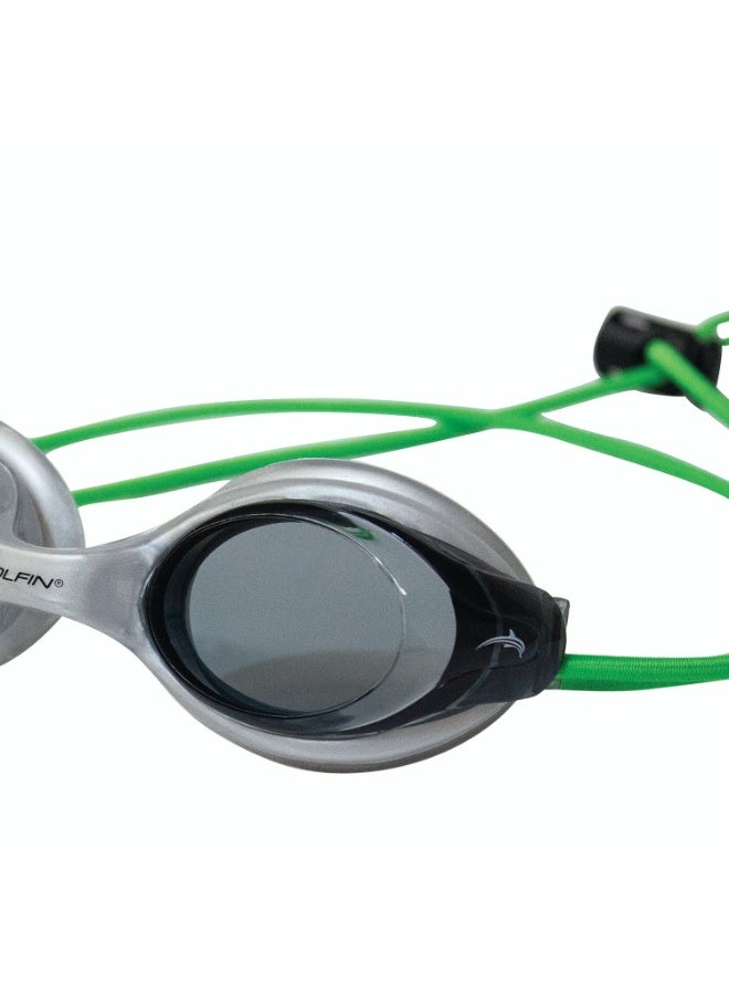 Dolfin Bungee Racer Multicolor Swim Goggle Experience clear vision and a secure, adjustable fit with the Bungee Racer Swim Goggle. Low-profile, leak-resistant, and perfect for training or competition. - Image 5